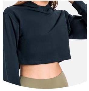 Sudadera Corta con Capucha para Mujer, Top Corto, Sudadera con Capucha, Sudadera Corta para Mujer - Product Image 4