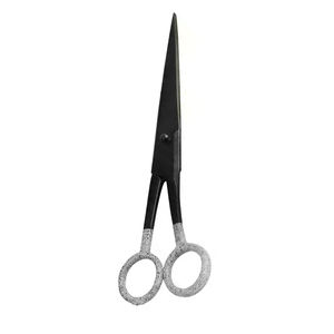 Ciseaux de coupe de cheveux de cisaillement de barbier enduits noirs personnalisés lame d'acier inoxydable pour l'usage de beauté - Product Image 6