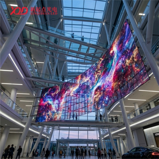 Outdoor Flexible High Brightness 9000CD Led Mesh Screen for Building Facade Advertising Digital Signage Display Pixel Grid