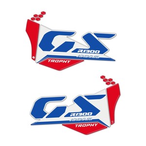 Adesivi in gel 3D per protezioni laterali moto BMW R1300 GS Adventure compatibili con il modello - Product Image 2