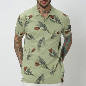 Camiseta de Manga Corta de Alta Calidad para Hombre, con Bordado, Impresión de Logotipo Personalizado, Cómoda, Transpirable y Sólida - Product Image 1