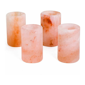 Vaso de chupito de sal de roca rosa del Himalaya, 4 Uds., vaso de tequila Natural, arte de estilo de imitación antiguo de alta calidad, coleccionable personalizable - Product Image 6
