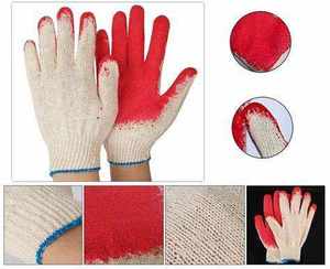 Guantes de construcción de alto rendimiento para trabajos pesados Seguridad confiable Material de cuero de ajuste duradero y cómodo - Product Image 2