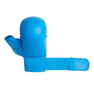 Guantes de Sparring MMA con Logotipo Personalizado, Guantes Deportivos de Cuero Sintético Blanco y Negro, Guantes de Sparring de Boxeo de Cuero PU - Product Image 3