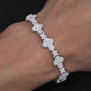 Bracelet à maillons ronds en forme d'étoile de Moissanite - Product Image 1