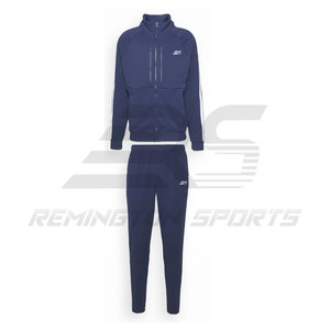 Vêtements de sport personnalisés Ensemble de jogging Deux pièces Vêtements d'entraînement Survêtement Vêtements de sport pour hommes Survêtements à fermeture éclair Survêtements bon marché - Product Image 6