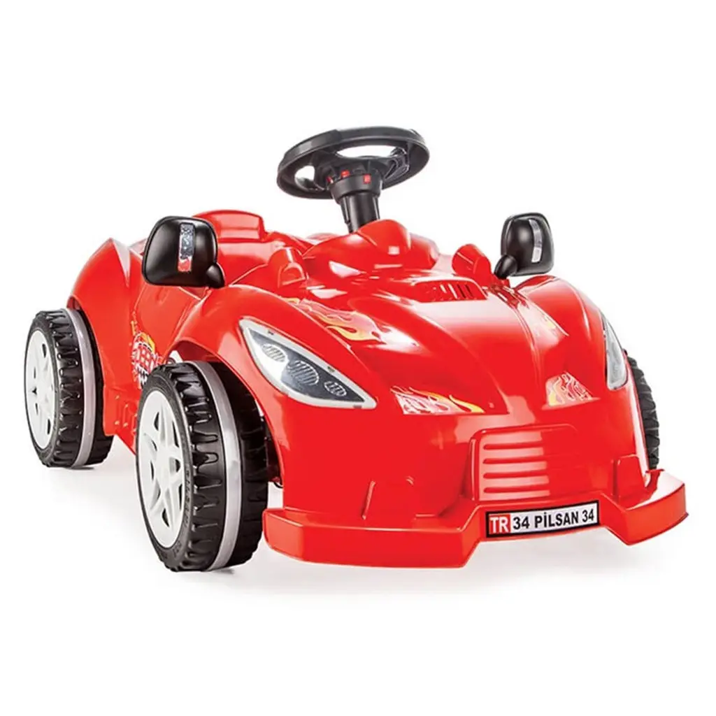 Speedy pedalı kumandalı araba çocuklar için oyuncaklar hava boynuz hareketli aynalar pedalı oyuncaklar çocuklar araba yüksek kalite üzerinde binmek plastik oyuncak toptan