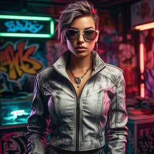 แจ็กเก็ตหนังฟอกกรดสำหรับผู้หญิงเสื้อแจ็คเก็ตหนังแกะมีซิปสำหรับขี่มอเตอร์ไซค์เสื้อโค้ทหนังสไตล์วินเทจสำหรับผู้หญิง - Product Image 3