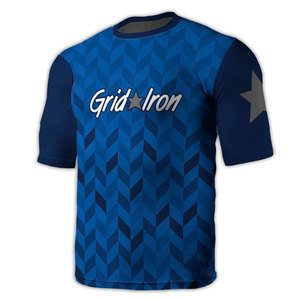 Maillots de football rétro personnalisables en polyester doux, respirants, antibactériens, à séchage rapide, grandes tailles, personnalisables pour le football américain - Product Image 3