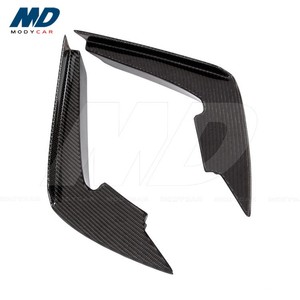 Canards de parachoques delantero de fibra de carbono estilo Modycar para 2017-2021 Nissan GTR R35 EBA - Product Image 6