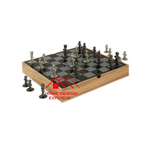 Latest Design Decorative <b>Wooden</b> <b>Chess</b> <b>Board</b> With <b>Wooden</b> Coins Handmade <b>Chess</b> <b>Wooden</b> <b>Chess</b> <b>Board</b> - Product Image 1