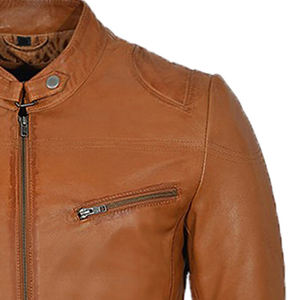 Chaqueta de cuero de diseño para hombre Precio de venta Chaqueta de cuero para hombre Precio barato Chaqueta de cuero para hombre - Product Image 3