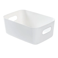 Boîte de rangement pour cosmétiques de bureau Panier de rangement pour collations en plastique Boîte de rangement pour la cuisine domestique