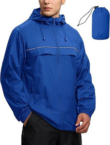 Vestes coupe-vent pour hommes, personnalisables, rétro, vintage, à fermeture éclair intégrale, avec blocs de couleur, OEM - Product Image 6