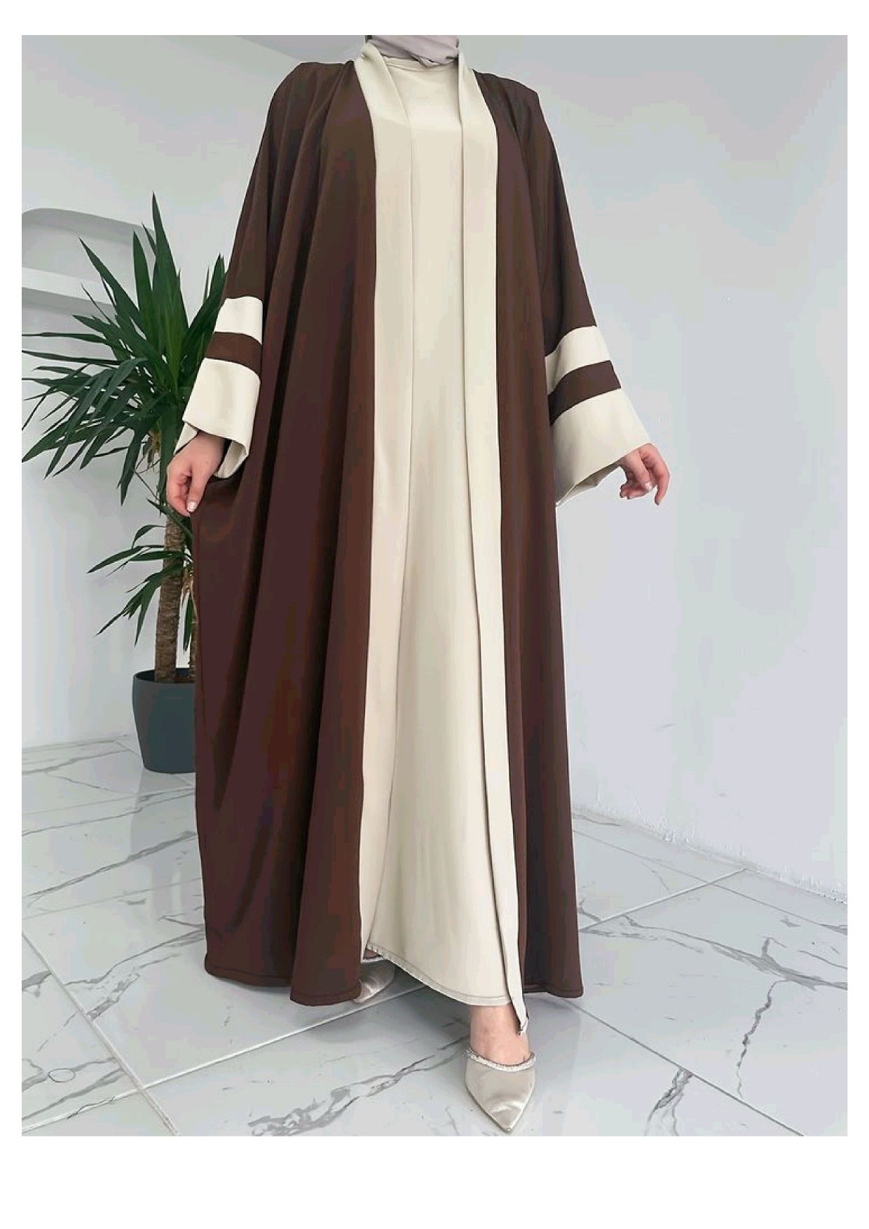 น้ำตาลและเบจ