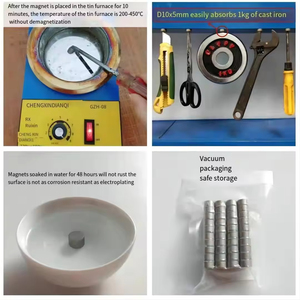 Aimant en cobalt-samarium, aimants néodyme haute température Sm2Co17, aimants disques résistants pour moteur SmCo - Product Image 5