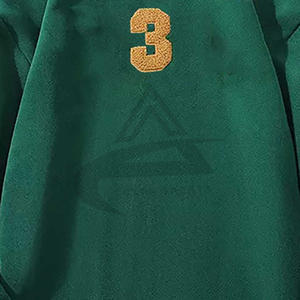 Venta al por mayor de los hombres sudadera de invierno 100% sudadera de algodón con logotipo personalizado bordado de impresión con capucha cuello en blanco de tela - Product Image 3