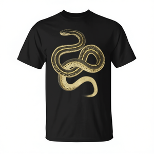 เสื้อยืดลายงูสายรุ้ง Thamnophis Sirtalis ประเภทสินค้าส่งเสริมการขาย - Product Image 2