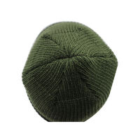 Bonnet d'hiver unisexe en acrylique côtelé tricoté avec visière, motif nœuds sportifs, tissu courant, vente en gros d'usine, personnalisable