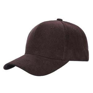 Cappellino da Baseball in Velluto a Coste Viola a 5 Pannelli, Chiusura Regolabile con Fibbia, Unisex, Stile Sportivo Casual, Quattro Stagioni, Tinta Unita, Taglia Adulto - Product Image 5