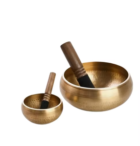 Cuenco tibetano de metal de alta calidad, ondas sonoras relajantes que reducen los niveles de cortisol en el cuerpo, apoyando el alivio del estrés a largo plazo - Product Image 1