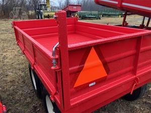 Nouvelle remorque à benne hydraulique PJ 5X10 2500 kg D5102 Remorque agricole avec composants de base de l'engrenage Haute sécurité Construction durable - Product Image 6