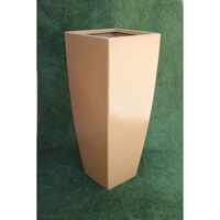 Kit de pots de jardin en fibre de verre finition lisse brillante FRP, ensemble de pots pour la maison, l'hôtel, le bureau, nouvel ornement de jardin rouge doré incassable