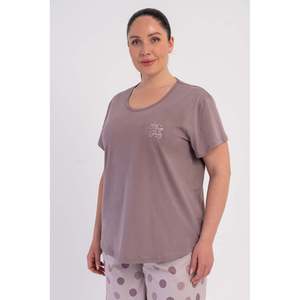 KADIN P.SUPREM XXL O YAKA KISA KOL ETEGI OVAL SORT TAKIM - CAVINO - CAVINO - Product Image 2