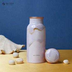 <b>Metal</b> copper <b>water</b> <b>bottle</b> for natural hydration designed for ayurvedic health benefits and daily eco friendly use - Product Image 5