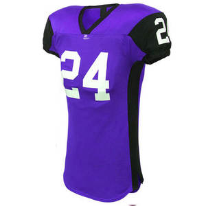 เสื้อเจอร์ซีย์อเมริกันฟุตบอลปักลายสำหรับผู้ใหญ่ชุดฝึกอเมริกันฟุตบอลชุดฝึกเย็บปักผ้าโพลีเอสเตอร์สำหรับผู้ใหญ่ - Product Image 5