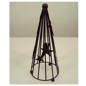 Ornements de Noël en métal en forme d'étoile, décoration de table pour la maison, fête de Noël, décoration de Noël - Product Image 1