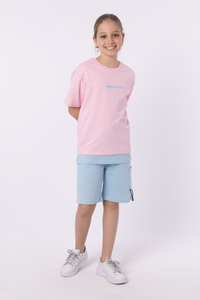 100% Cotton Small Size girls Kids T-shirt and shorts & High Quality Wholesale cheap Custom Logo boys Tracksuits - Product Image 2