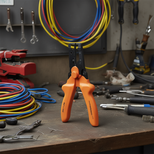 Pince à dénuder les fils Usag 1000 V, outil de sertissage haute tension pour la gestion des fils et câbles - Product Image 3
