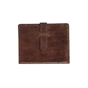 Portefeuille d'embrayage en cuir véritable à la mode pour femmes caractéristique RFID longue ouverture à glissière en bois doublure en polyester multi-compartiments - Product Image 3