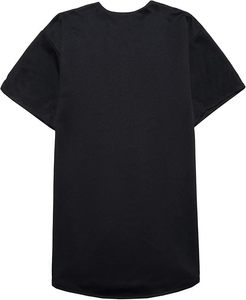 เสื้อเบสบอลคอวีแขนสั้นสำหรับผู้ชายเสื้อ100% ผ้าตาข่ายโพลีเอสเตอร์ - Product Image 2