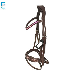 Brides d'équitation en cuir Logo personnalisé Bride de cheval de haute qualité de différentes tailles - Product Image 4