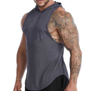 Chaleco de secado rápido de talla grande para Fitness, camiseta sin mangas para correr, chaleco exterior, chaleco deportivo de verano para hombre, ropa deportiva para gimnasio, camiseta sin mangas para hombre - Product Image 6