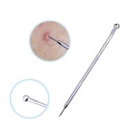 Kit d'outils d'extraction d'acné à Double tête en acier inoxydable, 4 pièces, outils d'élimination des points noirs