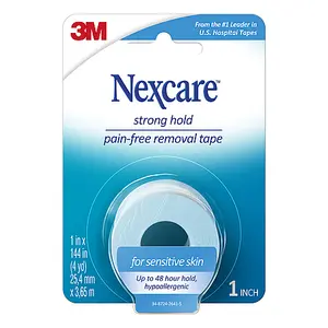 From The Most Popular Brand Nex.care First Aid Tape Strong Hold Pain Free Removal Tape 1 Inch X 4 Yards