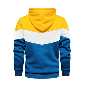 Sudadera con Capucha Personalizada para Hombre, Color Sólido, de Algodón/Fibra de Bambú, Secado Rápido y Transpirable, Diseño Minimalista - Product Image 3