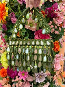 Sac de soirée de luxe 2026, nouvelle collection, pochette ornée de cristaux, en soie et tissu, avec nouveau motif, sac à main tendance, offre spéciale - Product Image 1