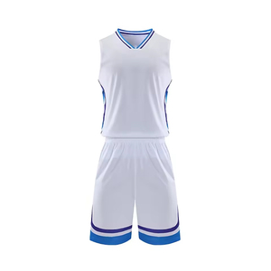 Uniformes de basket-ball personnalisés avec le nom de l'équipe, design 2024, 100% polyester, uniformes de sport pour hommes de haute qualité - Product Image 1
