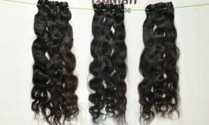 Produit de qualité naturel cheveux non transformés bon marché bruts vierges faisceaux cuticule alignée vague de corps temple indien extensions de cheveux humains - Product Image 5