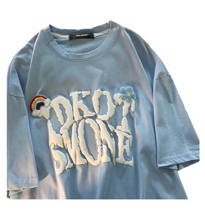 250 Gsm 100% coton t-shirt pour hommes avec Logo t-shirt à manches courtes hommes personnalisé 3d mousse bouffée impression graphique t-shirt bouffée impression - Product Image 2