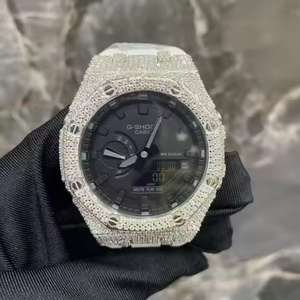 Reloj de Lujo Exclusivo para Hombre con Cuarzo y Detalles de Diamantes Moissanite, Ideal para Eventos de Negocios, Fiestas y como Regalo de Alta Gama - Product Image 1