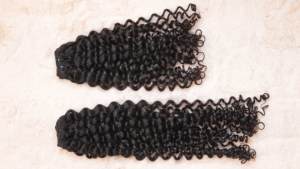 Extension de cheveux naturels crus Remy indiens vierges bouclés profonds de grade 20 A Extension de cheveux humains Remy indiens vierges - Product Image 2