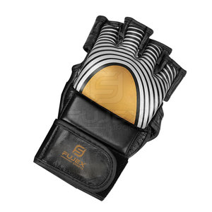 Gants de MMA en cuir de haute qualité, conçus sur mesure, tailles adultes 8oz 12oz 14oz, respirants, anti-humidité, entraînement en extérieur FUJES - Product Image 4