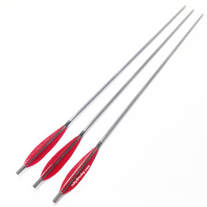 ลูกธนูคาร์บอนแท้สำหรับฝึกซ้อมยิงธนู ขนาด 0.006 นิ้ว ขนนกแบบกล้วย - Product Image 5