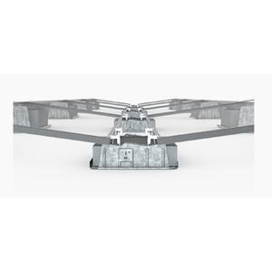 Pince de fixation pour panneau solaire Unirac RoofMount RMDT Valley Bay 8 à inclinaison bidirectionnelle en acier pour installation sur toit ou auvent - Product Image 1