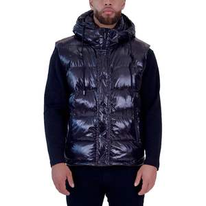 2025 qualité supérieure hommes décontracté gilet bouffant grande taille respirant bulle fermeture à glissière haute rue vêtements d'hiver - Product Image 3